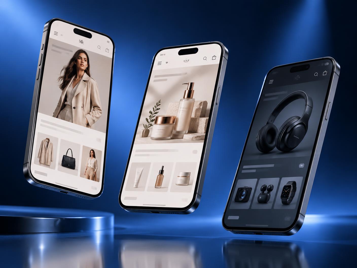 Boutiques créées avec DOUMARKET sur smartphone